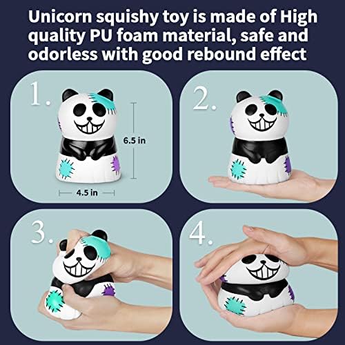 Jumbo Yavaş Yükselen Squishy Oyuncaklar, 6.5 İnç Panda Hayvan Squishy Oyuncaklar Kawaii Çocuklar için Parti İyilik
