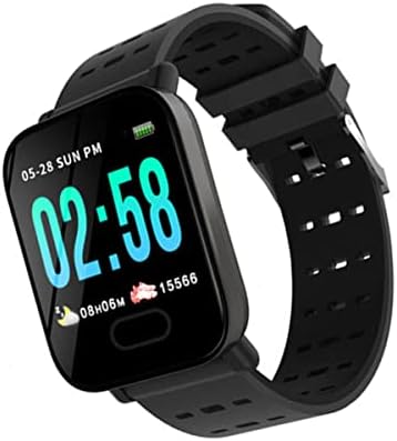 CANIGHT 2 adet Uyku Hızı saat kayışı Smartwatch Bileklik Siyah Kan Kalp Ekran.inç Monitör Rengi Bir Basınç