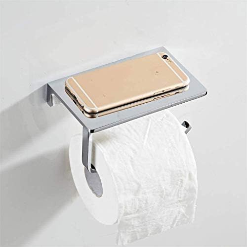 WSZJJ tuvalet kağıt rulo tutucu ,Bakır Havlu Askısı, Cep Telefonu rulo kağıt havlu tutucu Duvar banyo rafı Kalınlaşmak