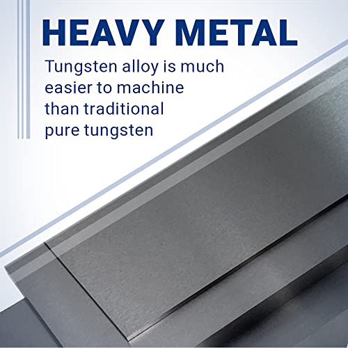 Tungsten Alaşımlı Çubuk-0,50 Çap x 12 Uzunluk, %90 Tungsten, %6 Nikel, %4 Bakır - Endüstriyel Kullanım için Yüksek