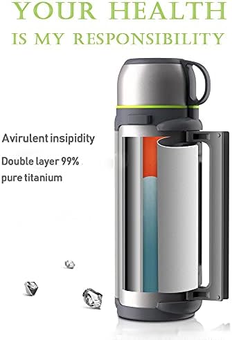 N / A titanyum 1.8 L yalıtımlı su ısıtıcısı açık seyahat araba yalıtımlı su ısıtıcısı büyük kapasiteli yalıtımlı fincan