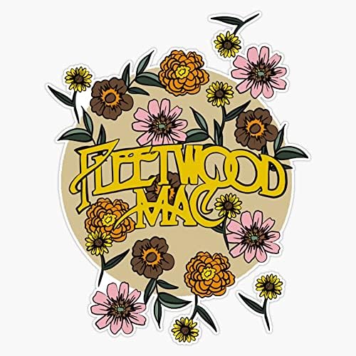 Vizyon İşaretleri Fleetwood çiçekler Mac tampon çıkartması Vinil Çıkartması 5 inç