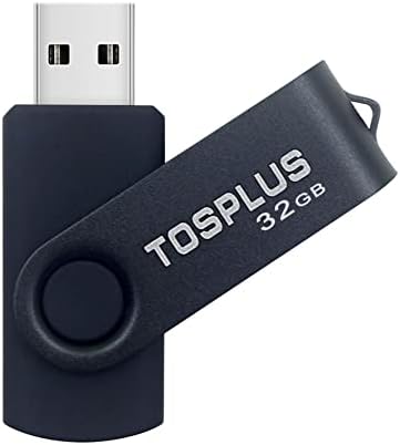 TOSPLUS 2 Paket 32 GB USB Flash sürücü USB 2.0 Başparmak Sürücüler Bellek Sopa Veri Depolama Atlama Sürücü Döner Tasarım