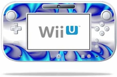 MightySkins Koruyucu Vinil Cilt Çıkartması Kapak Nintendo Wii U Gamepad Denetleyici wrap Sticker Skins Mavi Ateş