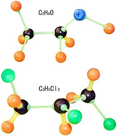JMYSD Kimya model seti (139 ADET) moleküler Model Organik Kimya Deney Ekipmanları, Kimya Topu ve Sopa Ölçekli Model