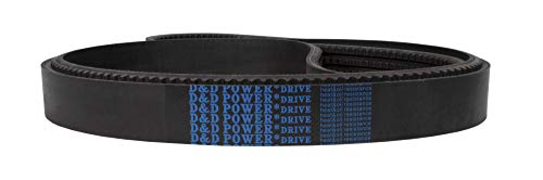 D & D PowerDrive BX59 / 04 Bantlı Kayış, 21/32 x 62 OC, Lastik, 4 Bant