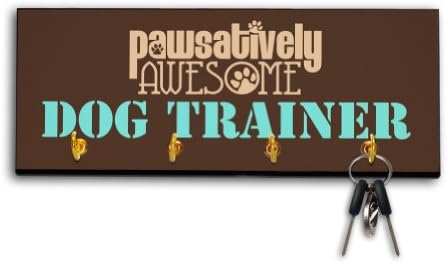 Köpek Eğitmeni için Pawsatively Harika Mesleki Tasma ve Anahtar Askısı