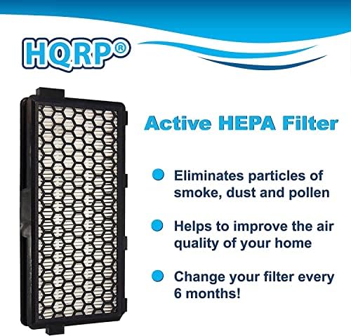 HQRP Aktif HEPA Filtre 4-Pack ile uyumlu Miele S4002 S4210 S4212 S4282 S4580 S4582 S4780 Antares Capella Carina Sirius