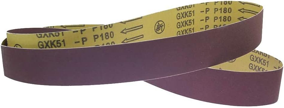 SYZHIWUJIA Aşındırıcı Kemer zımpara bandı 1 Adet 48/63/72 *2 Zımpara kayışı Metal Parlatma için Kemer Değirmeni Aksesuarları