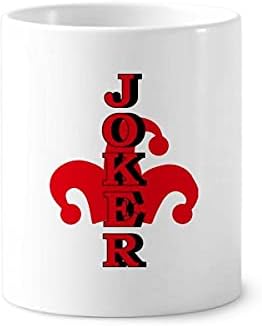 Çok renkli Oyun kartı Joker Diş Fırçası kalemlik Kupa Cerac Standı kalem Kupası