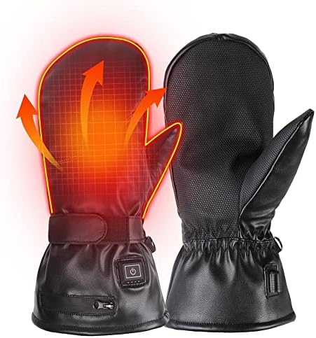yok Kış sıcak eldivenler akıllı kış elektrikli ısıtmalı eldiven USB şarj edilebilir sürme pil kayak ısıtma eldivenleri