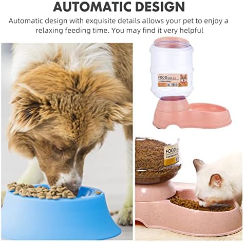 PATKAW Otomatik evcil hayvan Besleyiciler su sebili 3.8 L Otomatik Kedi Köpek Su suluk Yerçekimi Su yiyecek kaseleri