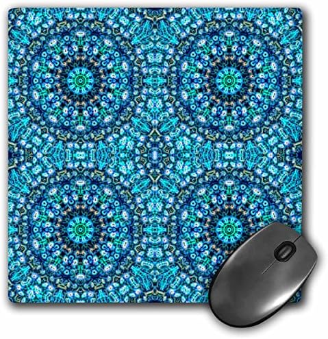 3dRose LLC 8 x 8 x 0,25 İnç Mouse Pad, Mavi Soyut Dijital Sanat (mp_11608_1)