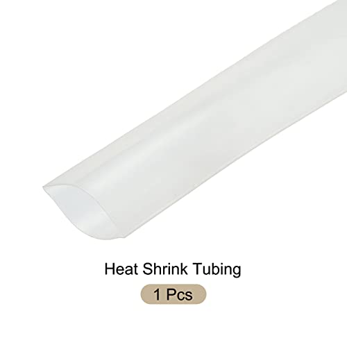 Rebower ısı Shrink boru 2: 1 kablo kılıfı tüp sarma, [Elektrik yalıtım koruması için] -1 / 2 Dia / 4 m / Temizle