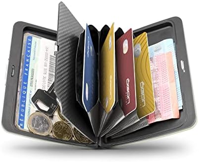 ÖGON-tasarımlar-Alüminyum cüzdan akıllı kılıf V2 Büyük Büyük kapasiteli banknot boyutu + paraları-Güçlü dayanıklı