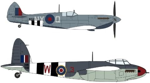 Hasegawa HAS02096 1: 72 Spitfire MK VII ve Sivrisinek MK VI Combo (2 Kitleri) ' Operasyon Derebeyi '[Model Oluşturma