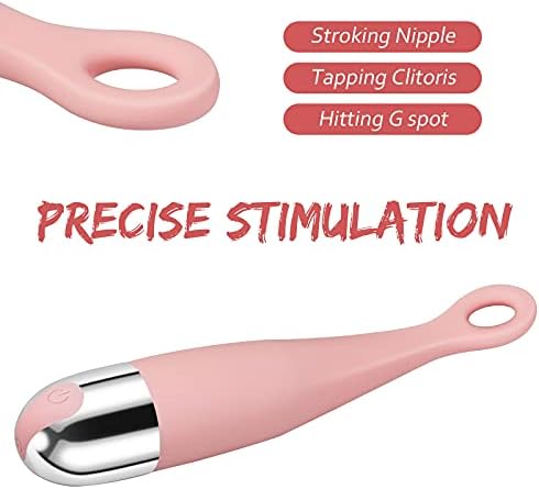 O-Şekilli Dokunarak/Yalama Vibratör için Hassas Klitoris Stimülasyon Esnek Meme Stimülatörü ve G-Spot Vibratör Şarj
