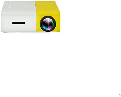 Cep Telefonlarını Aynı Ekrana Bağlamak için Kablolu Mini Projektör 1080P HD Taşınabilir Medya Video Oynatıcı (Renk: