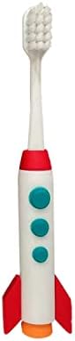 Yeni çocuk Diş Fırçası Silikon Fırça Kolu Karikatür Roket İnce Yumuşak Manuel Diş Fırçası Yürümeye Başlayan Diş Fırçası