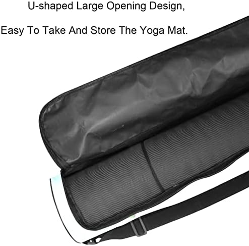 RATGDN Yoga Mat Çantası, Kuşlar Ağaç üzerinde Egzersiz yoga matı Taşıyıcı Tam Zip Yoga Mat Taşıma Çantası Ayarlanabilir