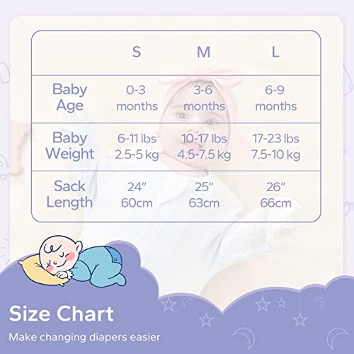 FUNUPUP Bebek Geçiş Kundak Çuval Kolları ile 0.5 Tog Yarım Uzun Kollu Bebek uyku tulumu Giyilebilir Battaniye Delikli