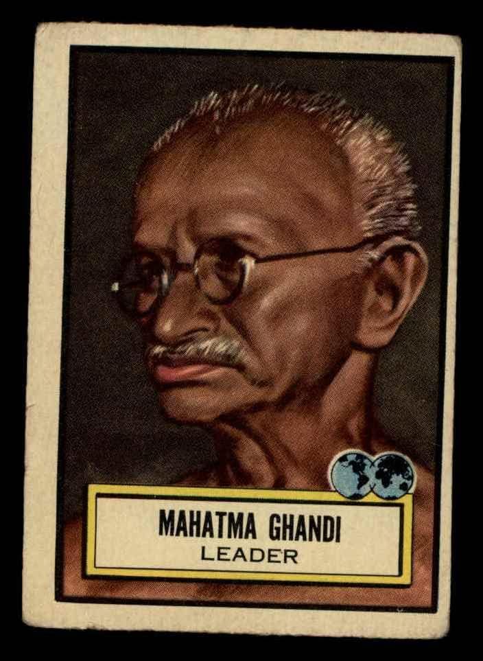 1952 Topps Bak Ve Gör (R714-16) (Spor Dışı) kart65 Mahatma Ghandi iyi Derecenin