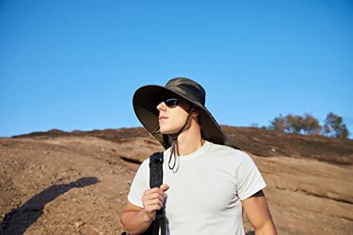 Erkekler ve Kadınlar için balıkçı Şapkası, Açık UV Güneş Koruma Geniş kenarlı Şapka yüz Kapatma ve Boyun Kapaklı