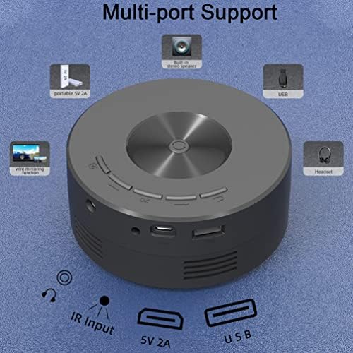 DOITOOL Taşınabilir Projektör Mini Projektör 2022 Taşınabilir Video Projektör 1080p Desteklenen Telefon Projektörü