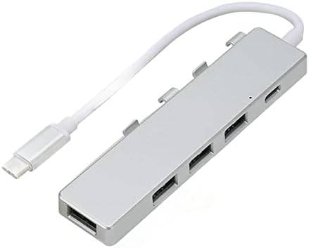 Tip C Hub, 5 Arayüz Kompakt Taşınabilir USB C Alüminyum Alaşımlı Telefon Hub