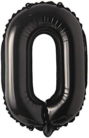 Siyah 28 inç Harf Balonlar Alfabe Numarası Balonlar Folyo Mylar Parti Düğün Bekarlığa Veda Doğum Günü Gelin Bebek