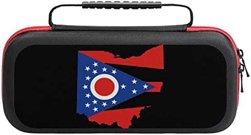 Bayrağı Ohio Eyalet Bayrağı Taşıma Çantası saklama çantası Anahtarı Seyahat Kabuk Kılıfı Aksesuarları ve Oyunlar