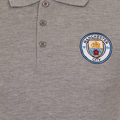 Manchester City FC Futbol Futbol Resmi Hediye Erkek Crest Polo Gömlek