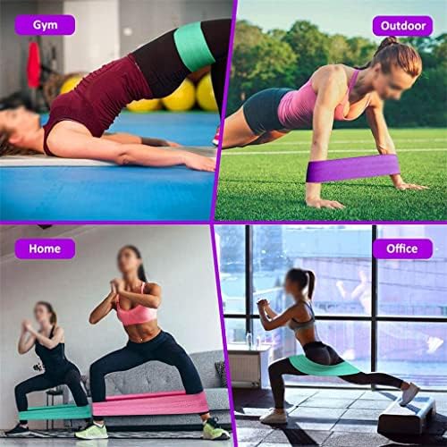 LUKEO Direnç Bantları Elastik Direnç Bandı Kalça Dairesel Genişletici Yoga Spor Salonu ve Fitness Kauçuk Spor Eğitimi