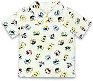 Isaac Mizrahi Seviyor Susam Sokağı Gang Elmo Bebek Yürüyor Polo Yakalı Gömlek (4 T, Beyaz)