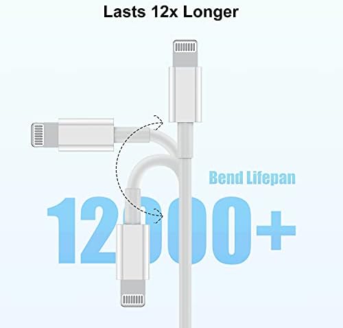 iPhone Hızlı Şarj Cihazı, [Apple MFi Sertifikalı] USB C ile Yıldırım Kablosu Kablosuna sahip 20W Duvar Şarj Cihazı
