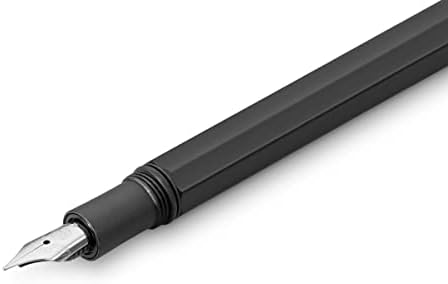 Kaweco ÖZEL dolma kalem Siyah I Premium Alüminyum dolma kalem Mürekkep Kartuşları için I Özel dolma kalem 17 cm I