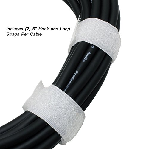 GLS Ses 25ft Yama Kablosu Kabloları-XLR Erkek 1/4 TRS Siyah Kablolar-25' Dengeli Yılan Kablosu (Not: Bu bir mikrofon