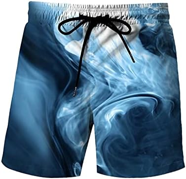 MIASHUI Kurulu Şort Streç Erkek erkek İlkbahar ve Yaz Rahat Şort Baskılı Panel Spor plaj pantolonları Yüzme