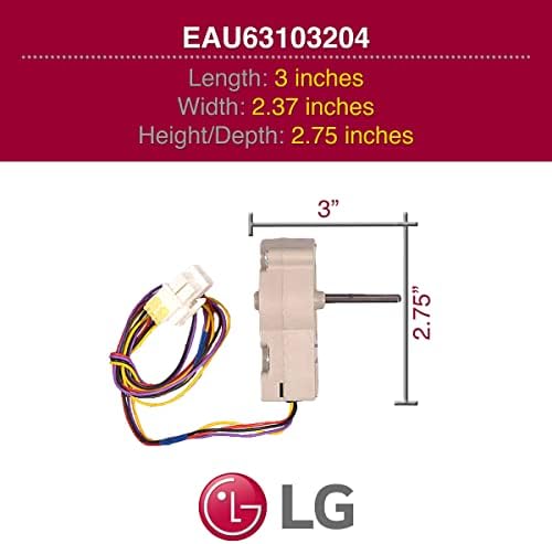 LG Buzdolapları için LG EAU63103204 Orijinal OEM Fan Motoru