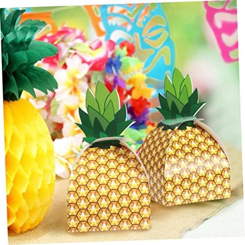 Operitacx 50 Adet Kutu Ananas Parti Dekorasyon Malzemeleri Doğum Günü düğün şeker kutusu Şeker Kutusu Şeker Hediye