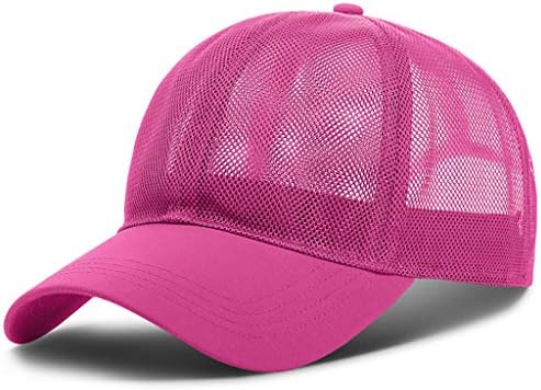 Düz Renk Unisex beyzbol şapkası Moda Örgü Nefes Hafif Hızlı Kuru Açık Hava Etkinlikleri Yürüyüş Şapka