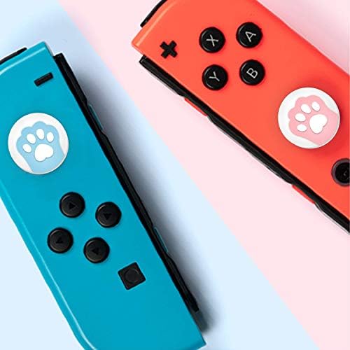 Ferkurn Anahtarı Başparmak Sapları Kapaklar Nintendo Anahtarı Joycon ve Anahtarı Lite, Joystick Caps Analog Kedi Pençe
