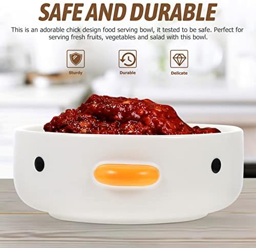 UPKOCH Komik Sevimli Civciv Plakaları Mini Tatlı tabağı El Yapımı Ördek Emniyet Seramik sos tabağı Hamster Kase kuş