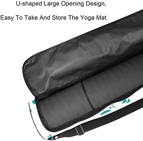 Paskalya tavşanı Yoga Mat Taşıyıcı Çanta Omuz Askısı ile Yoga Mat Çantası spor çanta Plaj Çantası