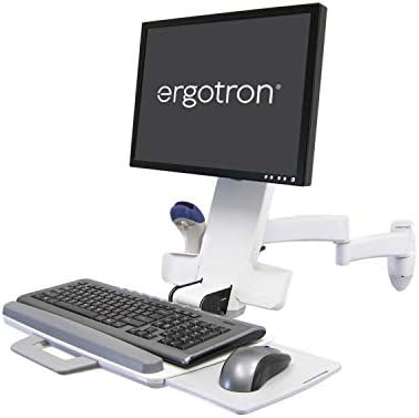Ergotron - 200 Serisi Kombo Kol – 18 inç Uzatma, Beyaz