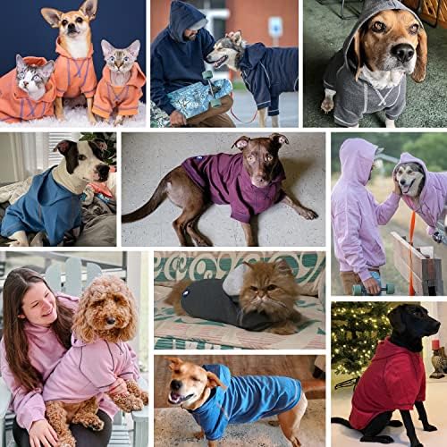 Yabanmersini Pet Essentials 2023 Yeni Yumuşak ve Rahat Daha İyi Temel Pamuk Karışımı Köpek Hoodie Sweatshirt Pembe