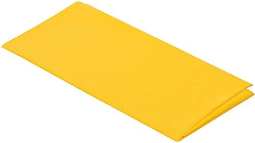 Juvale 12'li Paket Sarı Masa Örtüsü-84 İnç Yuvarlak Tek Kullanımlık Masa Örtüsü, 72 İnç'e kadar Yuvarlak Masalara