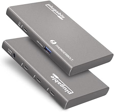 Takılabilir USB4 Hub Paketi 2X USB-C ila 4K HDMI Adaptörlü 5'i 1 arada Hub, Thunderbolt 4/3 Mac'ler ve Thunderbolt