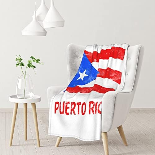 QG ZZX Porto Riko Bayrağı Bebek Battaniyesi Erkek Kız Beşik Battaniye Arabası Battaniye
