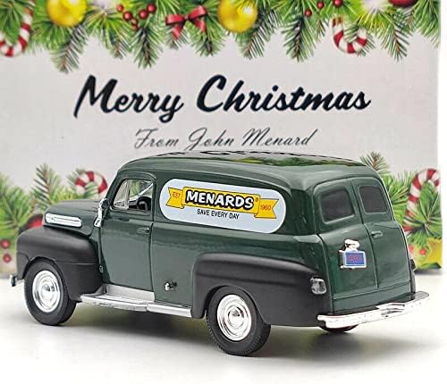 JİA JİA LAİ 1: 32 Diecast Modeller 1940s Menards Ford Çalışan Hediye Nıb Merry Christmas oyuncak araba
